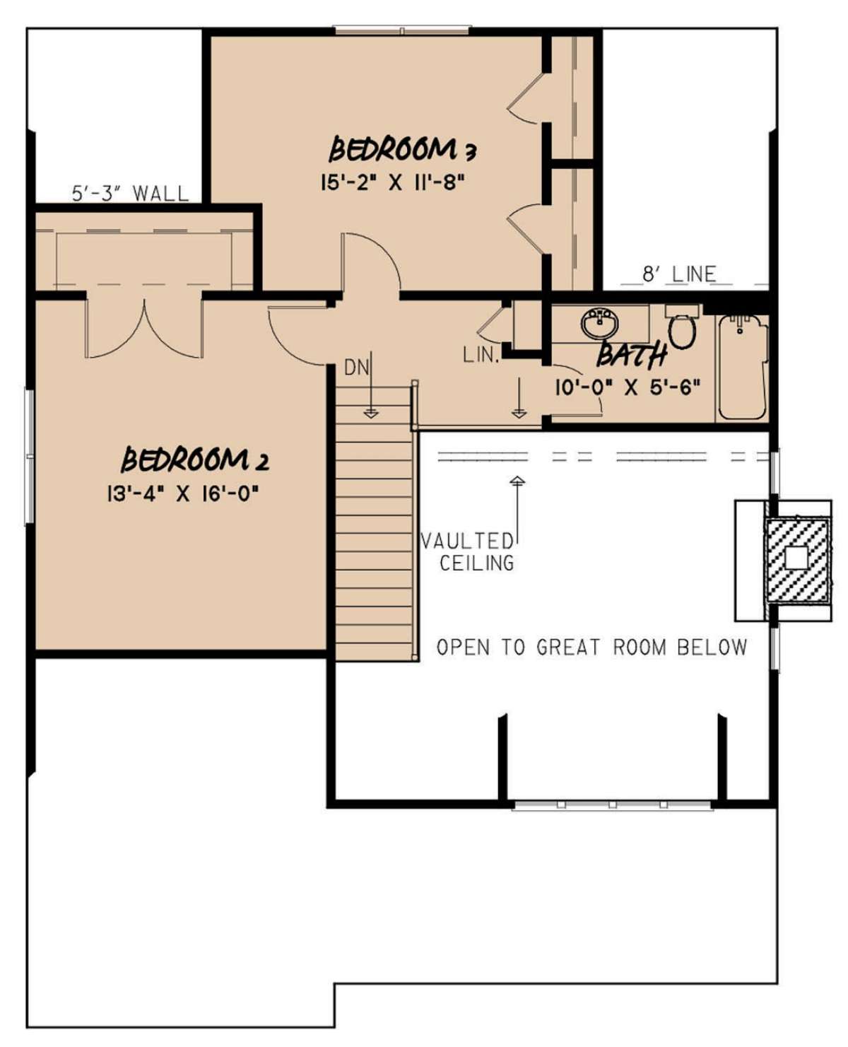 Second Floor for House Plan #8318-00119