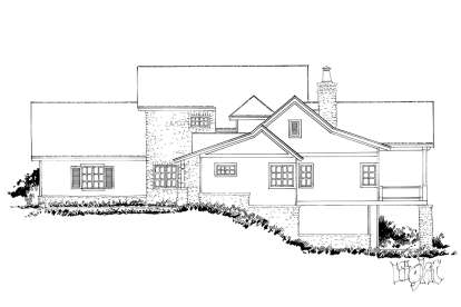 Country House Plan #1907-00050 Elevation Photo