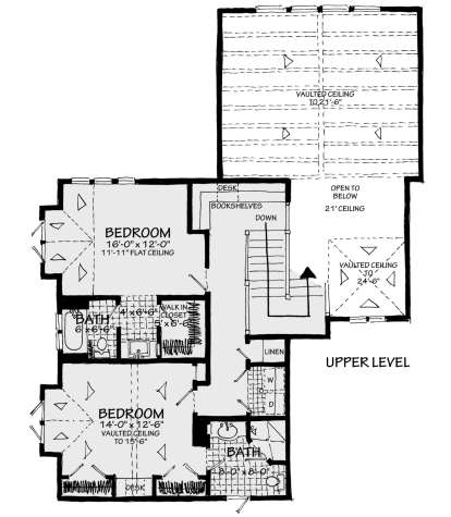 Second Floor for House Plan #1907-00050