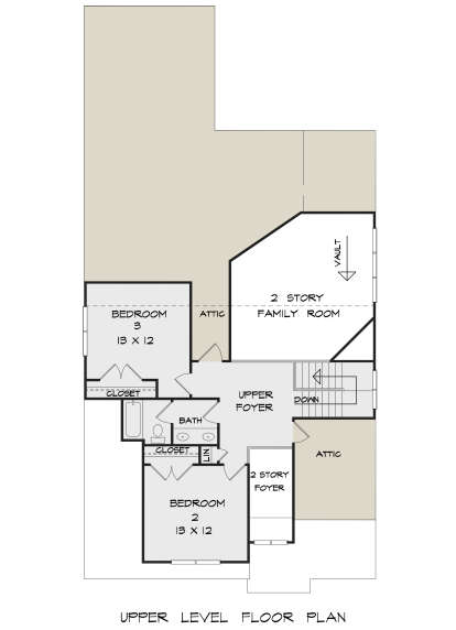 Second Floor for House Plan #6082-00144