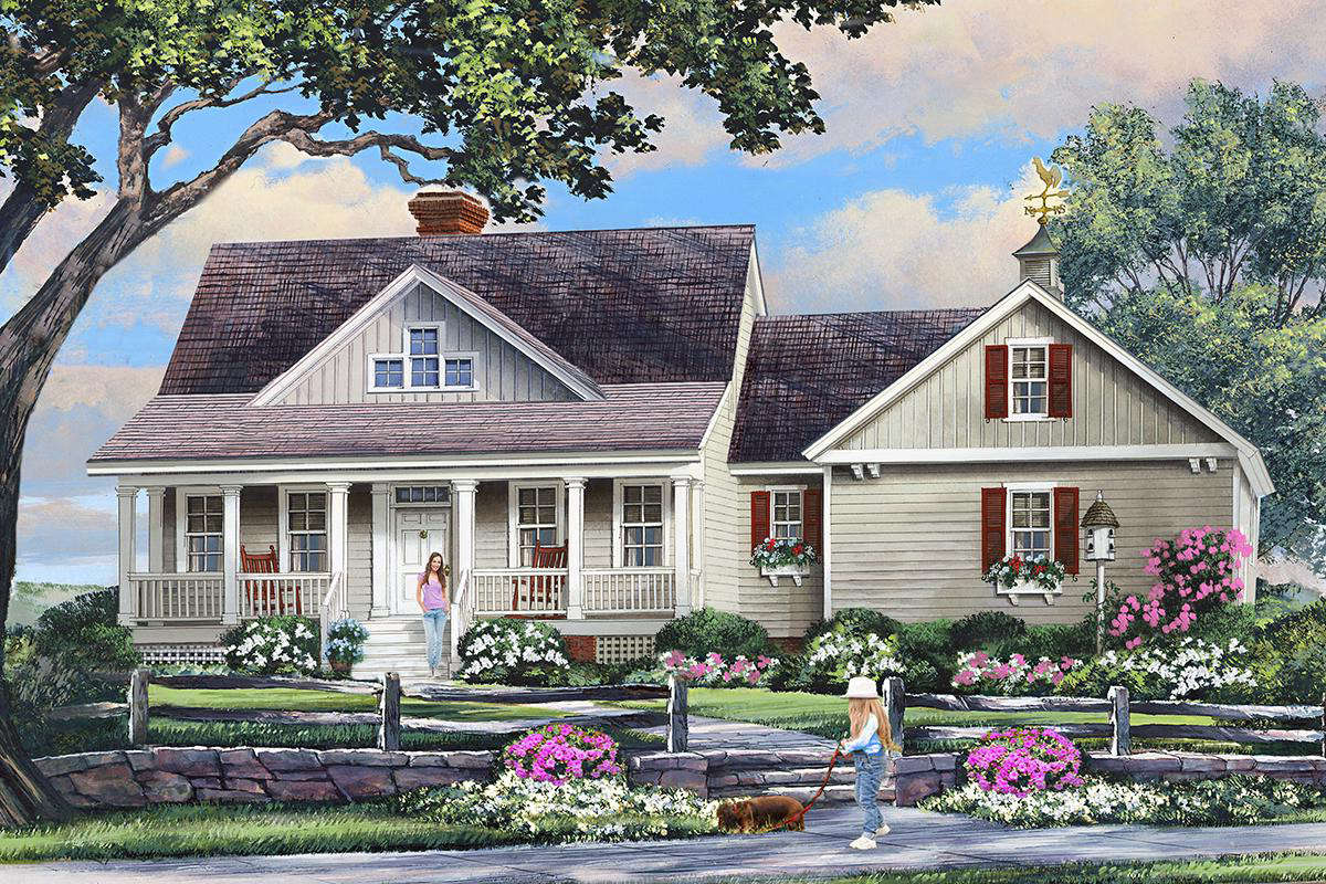 Country Plan - 1,903 Square Feet, 3 Bedrooms, 3 Bathrooms | Floor Plan ...