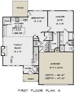 Main Floor for House Plan #6082-00146