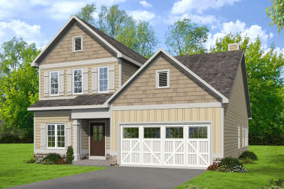 Traditional House Plan #6082-00150 Elevation Photo