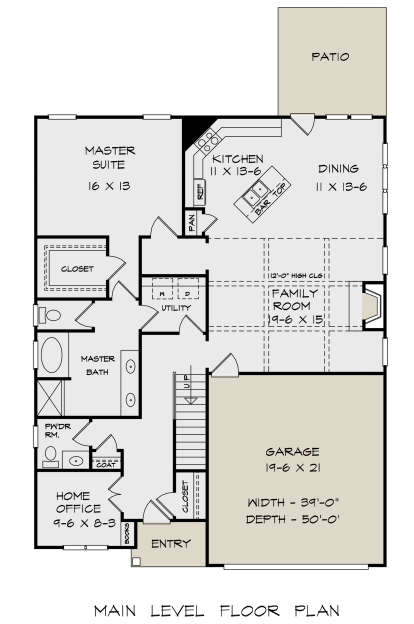 Main Floor for House Plan #6082-00150