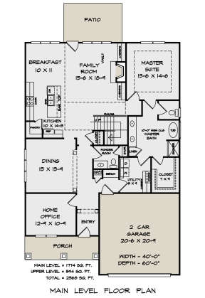 Main Floor for House Plan #6082-00151