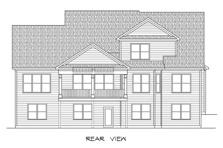 Traditional House Plan #6082-00152 Elevation Photo