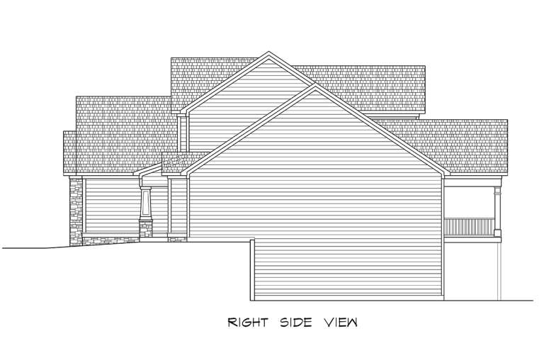 Traditional House Plan #6082-00152 Elevation Photo