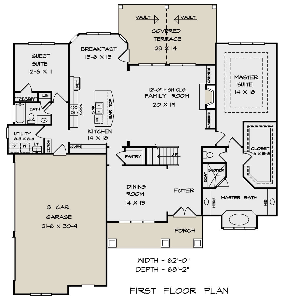 Main Floor for House Plan #6082-00152