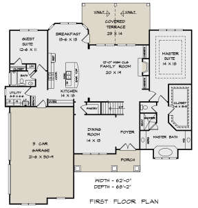 Main Floor for House Plan #6082-00152
