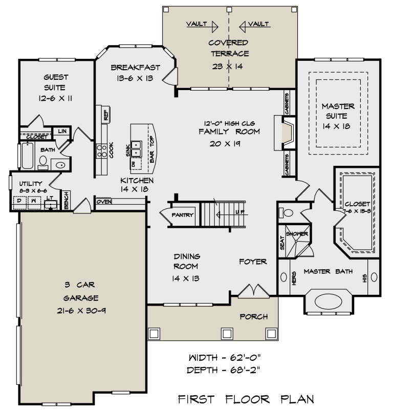 House Plan House Plan #22268 Drawing 1