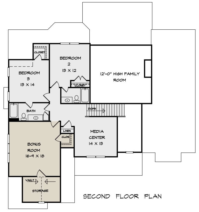 House Plan House Plan #22268 Drawing 2