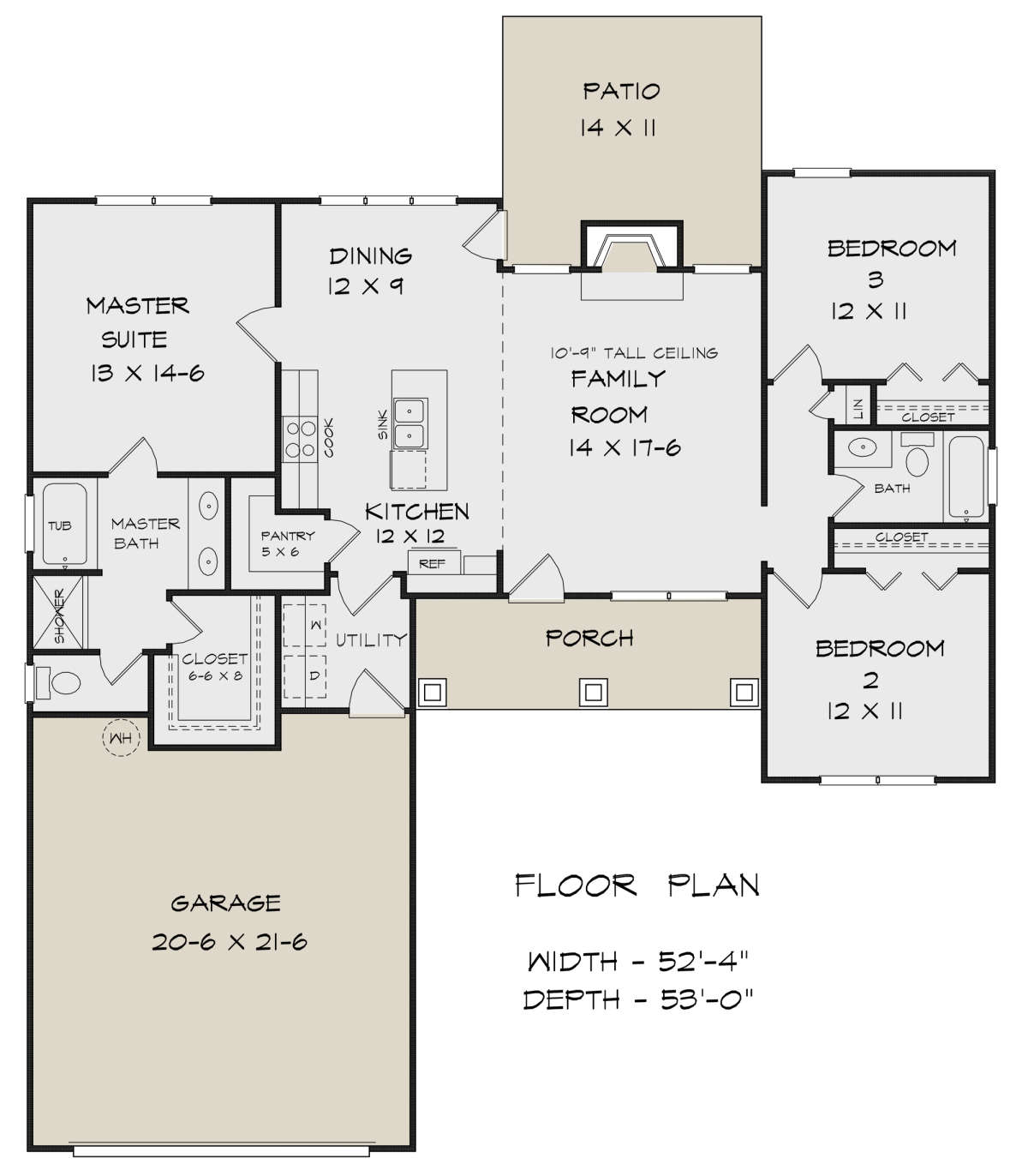 Main Floor for House Plan #6082-00153