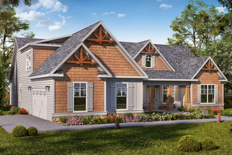 House Plan House Plan #22289 Front Elevation 