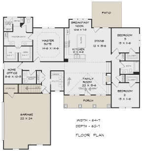 Main Floor for House Plan #6082-00155