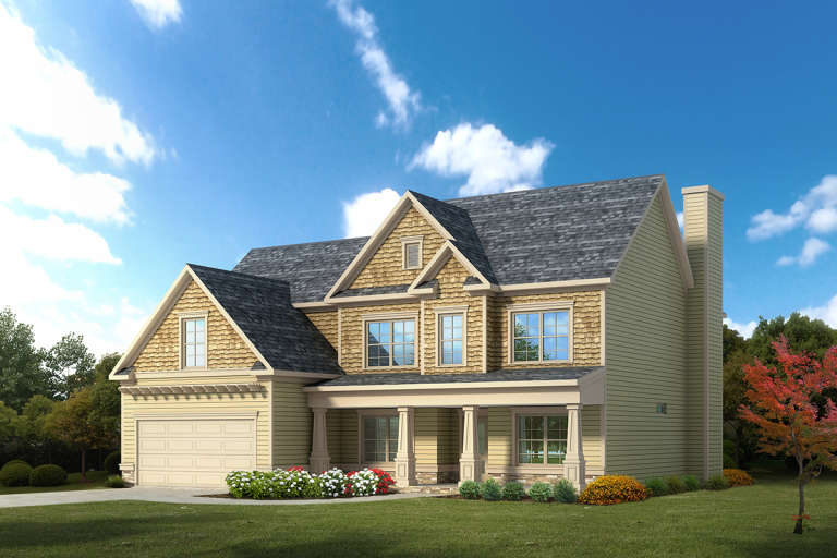 House Plan House Plan #22296 Front Elevation 