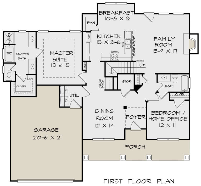House Plan House Plan #22296 Drawing 1