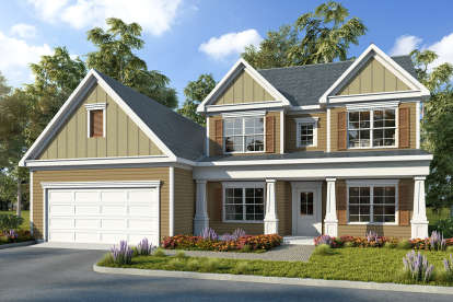 4 Bed, 3 Bath, 1949 Square Foot House Plan - #6082-00157