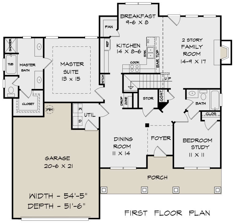 House Plan House Plan #22303 Drawing 1
