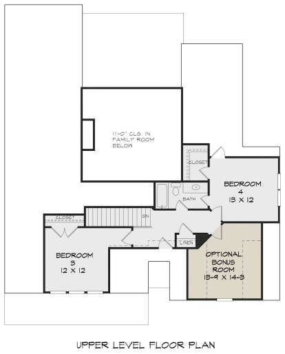 Second Floor for House Plan #6082-00158