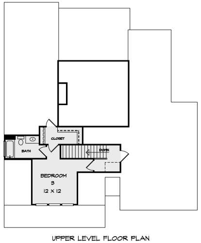 Second Floor for House Plan #6082-00159