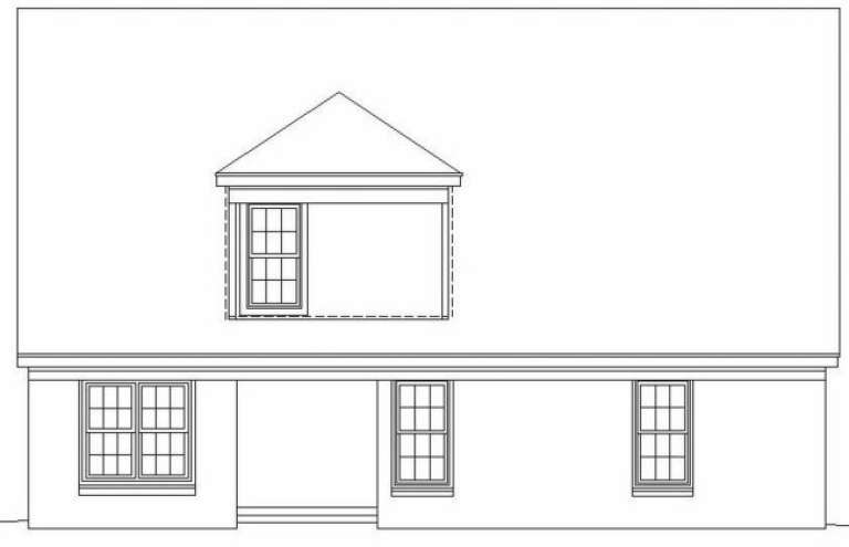 Traditional House Plan #053-00116 Elevation Photo