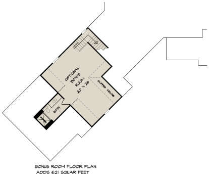 Bonus Room for House Plan #6082-00160