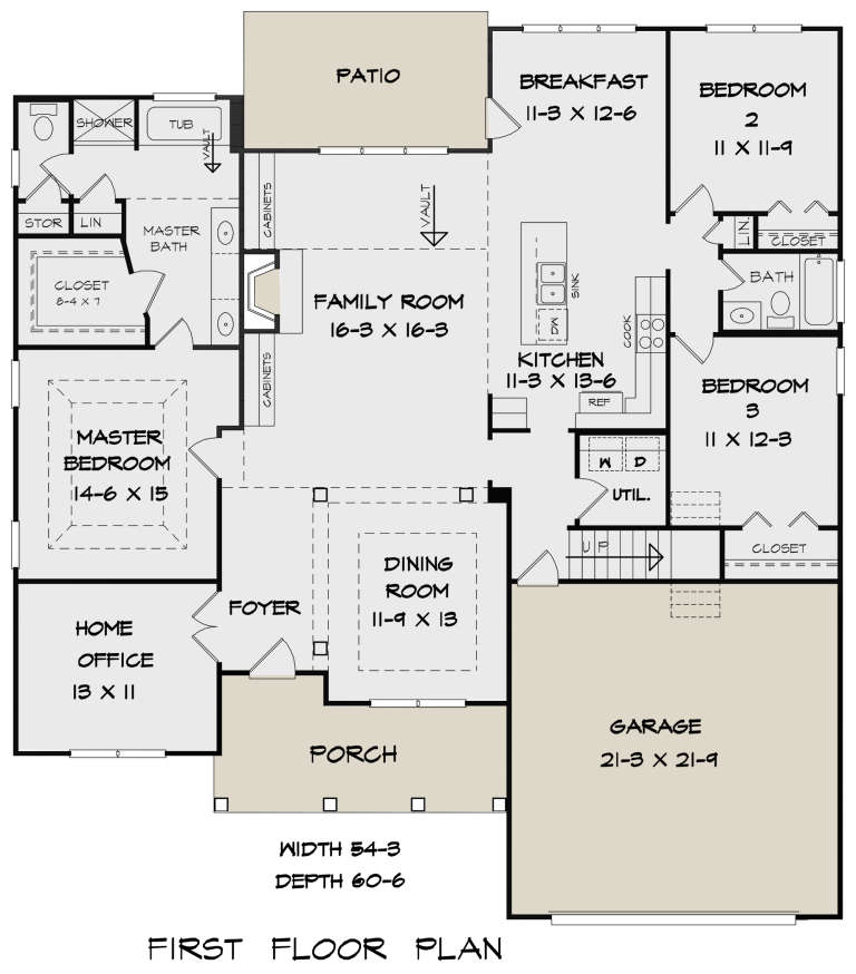 House Plan House Plan #22338 Drawing 1