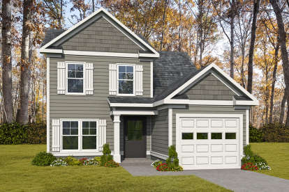 House Plan House Plan #22345 Front Elevation 