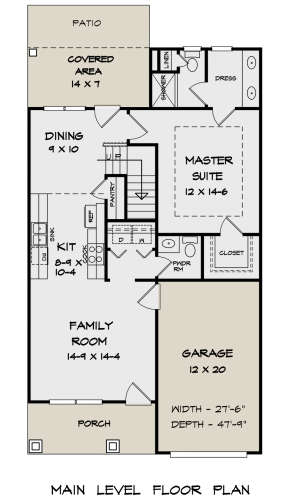 Main Floor for House Plan #6082-00165