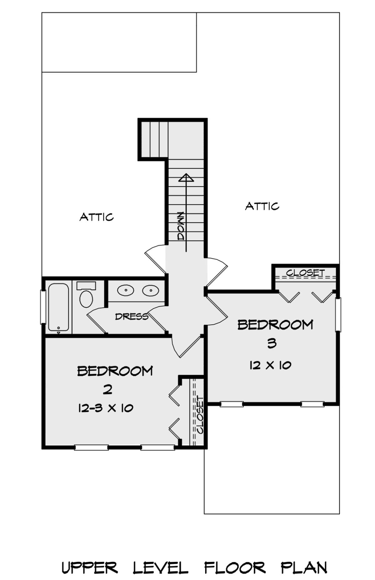 Second Floor for House Plan #6082-00165