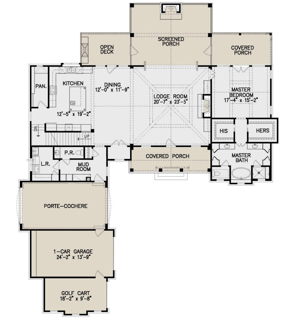 Main Floor for House Plan #699-00234
