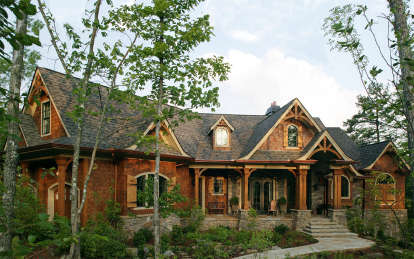 Mountain House Plan #699-00235 Elevation Photo