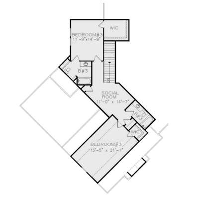 Second Floor for House Plan #699-00235