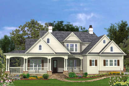 Traditional House Plan #699-00236 Elevation Photo