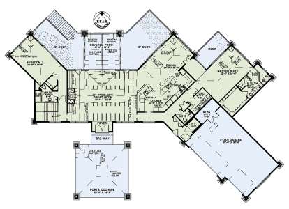 Main Floor for House Plan #110-01064