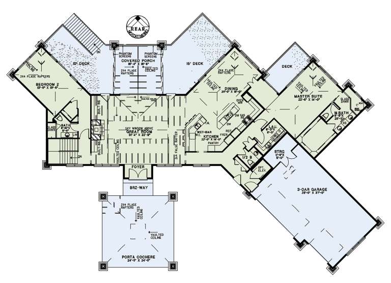 House Plan House Plan #22415 Drawing 1