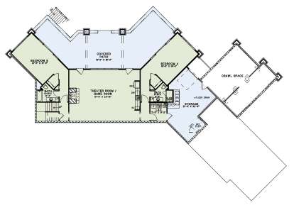 Walkout Basement for House Plan #110-01064