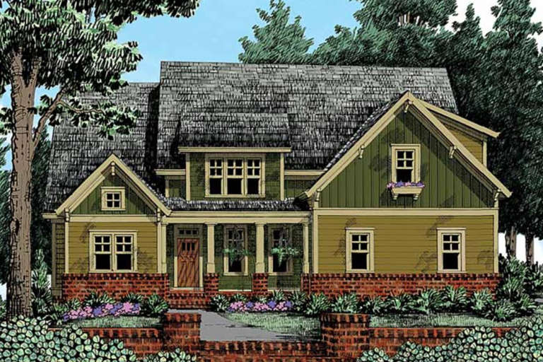 House Plan House Plan #22429 Front Elevation 