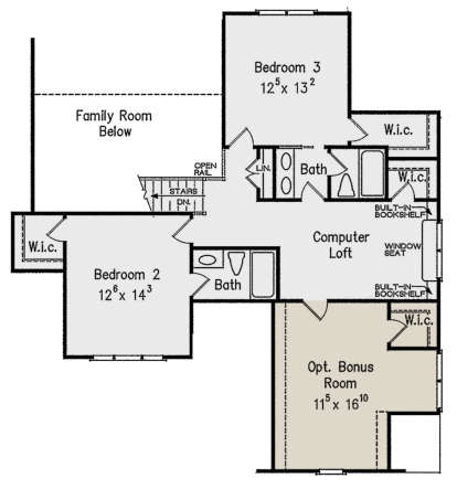 Second Floor for House Plan #8594-00289