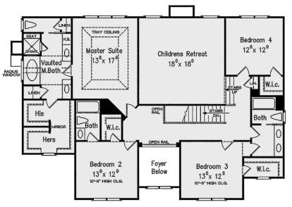 Second Floor for House Plan #8594-00290