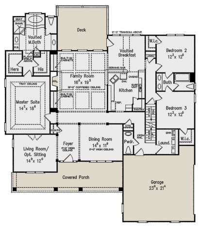 Main Floor for House Plan #8594-00291