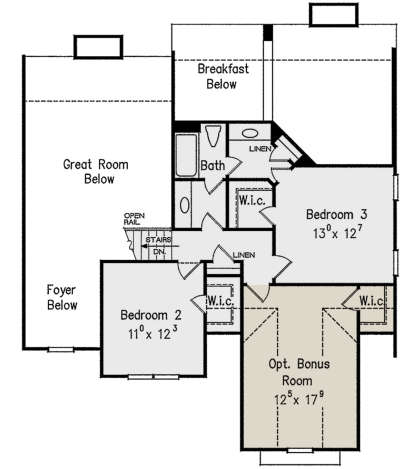 Second Floor for House Plan #8594-00292