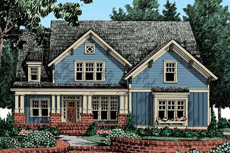 House Plan House Plan #22457 Front Elevation 