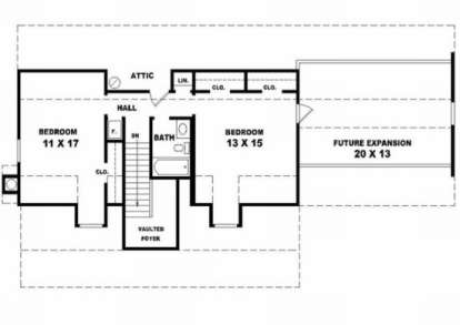 Second Floor for House Plan #053-00125