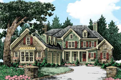 Traditional House Plan #8594-00295 Elevation Photo