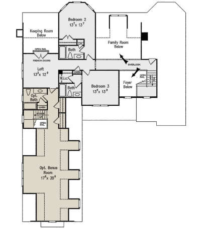 Second Floor for House Plan #8594-00295