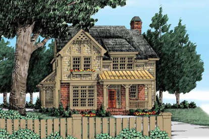Traditional House Plan #8594-00296 Elevation Photo