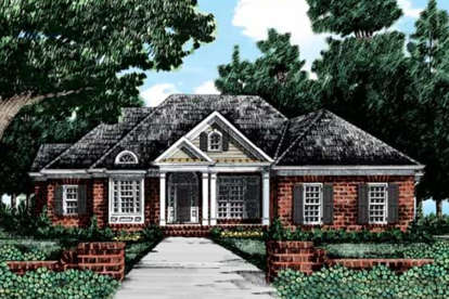 Traditional House Plan #8594-00297 Elevation Photo
