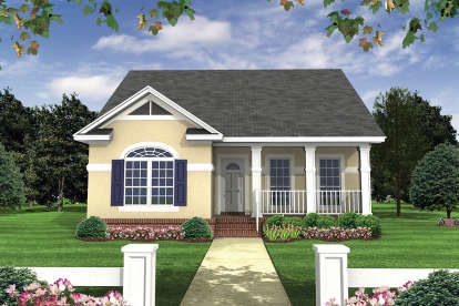 Traditional House Plan #348-00289 Elevation Photo