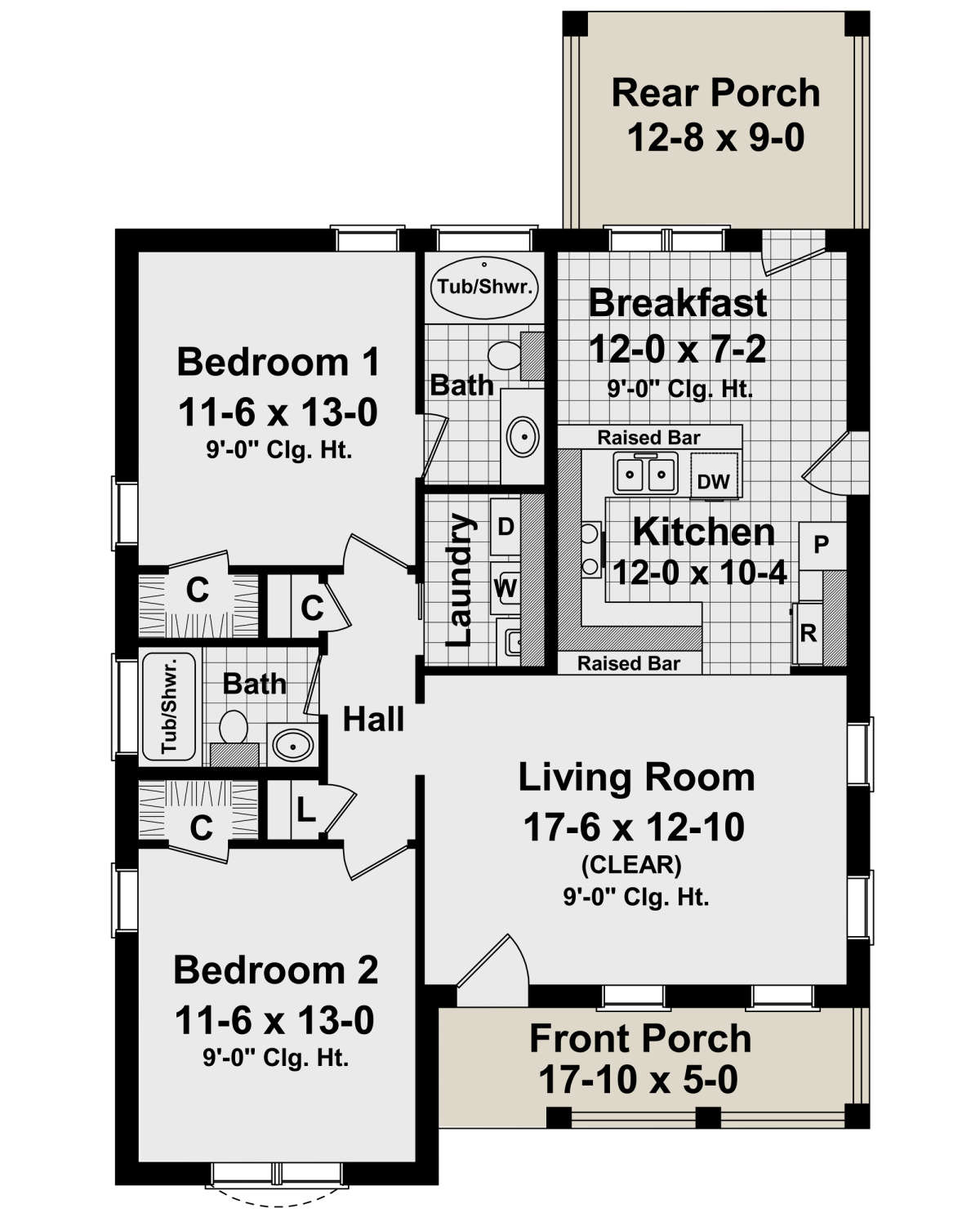 Main Floor for House Plan #348-00289